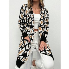 Efendix Leopar Desen Hırka