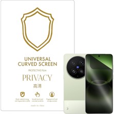 Tr Vivo X300 Ultra ile Uyumlu Privacy Gizlilik Filtreli Hayalet Nano Ekran KORUYUCU-EKM110