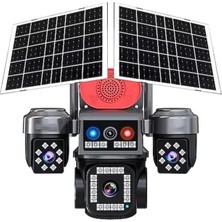 Rafta Çift Lens 6mp Bataryalı Güvenlik Kamerası, Full Hd 1920X1080, Pır Sensörlü, Yapay Zeka Destekli Insan Algılama, Gece Görüş, Sesli Görüşme, RT-2611A-4GS