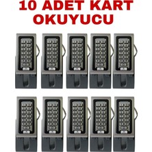 Rafta SR-200 Em-W IP68 Su Geçirmez Kartlı ve Şifreli Geçiş Sistemi Rfıd Proximity Kart Okuyucu 125 Khz 10 Adet