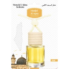 Rafta Premium Araba Kokusu 8 Ml, Ahşap Kapaklı Cam Şişe Asma Oto Parfümü