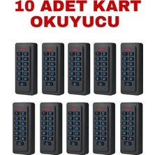 Rafta SR-206 Em-W IP68 Su Geçirmez Kartlı ve Şifreli Geçiş Sistemi Proximity Rfıd Kart Okuyucu 125 Khz 10 Adet