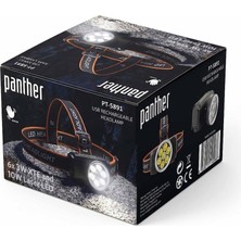 Rafta PT-5891 Sensörlü 3000 Lümen Beyaz Lazer & 6X3W Xte LED USB Şarjlı Kafa Lambası