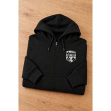Satranç Medya Satranç Krallığı Fermuarlı Sweatshirt