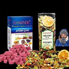 Rafta Tr Kış Çayı 200 gr + Atom Çayı 150 gr Kış Seti Propolisli - C Vitaminli - Kara Mürverli Zengin Içerikli