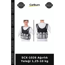 Carlburn Özel Üretim SCX-1026 Ağırlık Yeleği 1,25-10 kg Fitness Faydalı Pratik