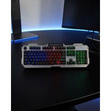 Negok Oyuncu Klavye-Mouse Seti Rgb Işıklı Q Tuş Dizilimi UUCZPG8018KLAVYE3