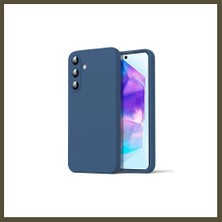 Northcity Samsung Galaxy A16 5g Kılıf Nano Içi Kadife Silikon - Lacivert Bx