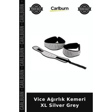 Carlburn Özel Seri Vice Ağırlık Kemeri Xl Silver Grey Popüler Modern Egzersiz