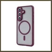 Northcity Samsung Galaxy A37 5g Loji Magsafe Kapak - Bordo Bx
