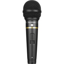 Gy Atelier SR-MV58 Profesyonel Dinamik El Mikrofonu Ön Cam, Mikrofon Klipsi ve Xlr ile Vokallerin ve Stüdyo Kaydı Için 1/4 Inç Mikrofon Kablosu