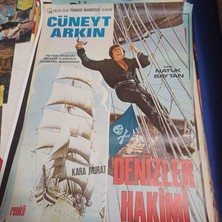 Kara Murat ve Denizler Hakimi Cüneyt Arkın Film Afisi 68×97 cm Ebattadir Postup ile Gonderilmektedir