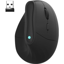 Kablosuz Ergonomik Dikey Fare: 2.4g Bt Modu Bağlantılı Şarj Edilebilir Bilgisayar Fareleri, Sağ