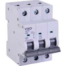 Tr 10VTB-3C50 Otomatik Sigorta 10KA C Tipi 3 Kutup 50A