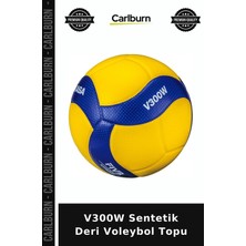 Carlburn Premium V300W Sentetik Deri Voleybol Topu Aktivite Okul Sporu Beden Eğitimi