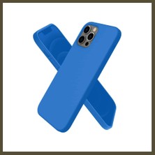 Northcity iPhone 12 Pro Kılıf First Silikon - Mavi Bx
