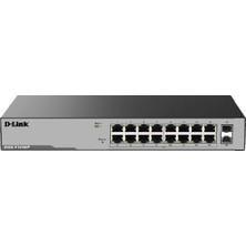 D-Link Dlink D-Lınk DGS-F1016P 16 Port Gıgabıt 2X1GB Sfp Yönetilemez 250W Poe Swıtch Nxrlvng