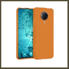 Northcity Redmi K30 Pro Kılıf Nano Içi Kadife Silikon - Turuncu Bx
