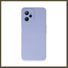Northcity Realme C35 Kılıf Nano Içi Kadife Silikon - Lila Bx