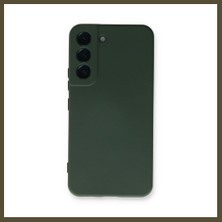 Northcity Samsung Galaxy S22 Plus Kılıf Nano Içi Kadife Silikon - Koyu Yeşil Bx