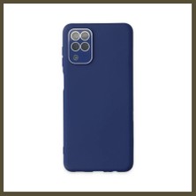 Northcity Samsung Galaxy A22 Kılıf Lansman Glass Kapak - Sky Blue Bx
