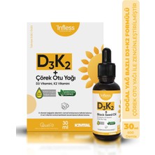 Tr Vitamin D3 K2 + Çörek Otu Yağı 30 ml