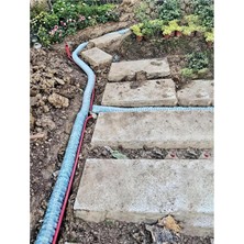 Delikli Alanlı Genel Oluklu Boru 1-20 Metre Esnek Yumuşak Sızdırmazlık Hortumu Peyzaj Düzenlem