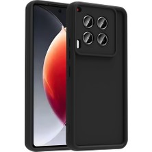 Spia Tecno Camon 30 ile Uyumlu Kılıf Siyah Kamera Korumalı Tage Kapak (Tecno Camon 30 ile Uyumlu, Si