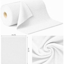 Mythriva Büyük Ebat 25X32 cm Mikrofiber Temizlik Bezi, 20'li Rulo Paket