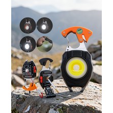 Stylmenplus LED Anahtarlık Çok Fonksiyonlu Mini Çakmak Uuczzzçokişlevliişıkkkk2