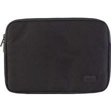 Mila ML-S140 13, 14 Inch Serisi,macbook,mac Air, Laptop Kılıfı, Wtxpro Su Geçirmez Kumaş- Siyah
