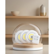 Stylmenplus Kablosuz LED Spot Lamba 3'lü Set XUCZ3LÜLAMBA-2