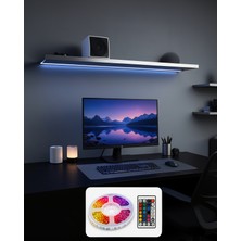 Stylmenplus 5m Rgb Şerit LED Seti 12V 2835 Smd Kumandalı Ev Oda ve Dekoratif Ambiyans Aydınlatma
