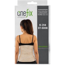 Tr Onefix Orthopedics Çelik Balenli Lumbosakral Korse 32 cm