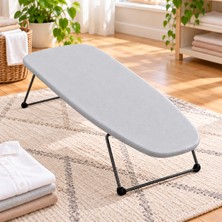 Meerkat Mini Ütü Masası 30X75 cm Portatif Katlanabilir Metal Ayaklı Seyahat Ütü Masası