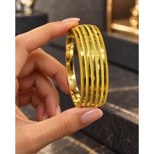 Sarezza Gold 22 Ayar Altın Armağan/aynalı Ajda Bilezik – 20 gr