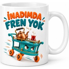 Northcity Inadın Freni Tasarımlı Porselen Kupa - Model 714 Bx