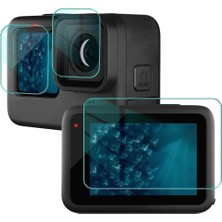 Gopro Hero 9/10/11/12 ile Uyumlu Ekran Koruyucu Uyumlu 9h Nano