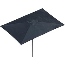 Tr Teras Şemsiyesi, 3 M x 2 M, Kranklı, Su Geçirmez, Güneşe Dayanıklı, Bahçe, Plaj Veya Tera