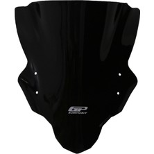 GP Kompozit Bajaj Pulsar NS 200 2011-2024 Uyumlu Ön Tur Camı Siyah - 40 cm