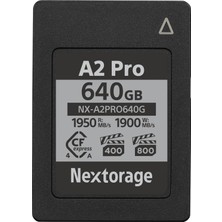 Nextorage Cfexpress Type A Kart 640 Gb, Vpg 800 Vpg 400, Japon Üretimi Hafıza Kartı, Sony/fujifilm Fotoğraf Makineleri Için, A2PRO NX-A2PRO640G