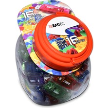 Emtec USB 2.0 C410 16GB Şeker Kavanoz 80 Adet