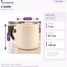Mor Mürekkep Sad Üzgün Hamster Meslek Avukat - Kırmızı Yatay Desen Baskılı Yeşil Kulplu P Kupa