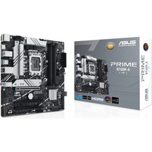 Asus Prime B760M-A-CSM Intel B760 (Lga 1700) Matx Csm Ticari Anakart Pcıe 4.0, Ddr5, 2x M.2, 2.5gb Lan, Dp, 2x Hdmıtm, Sata, 6gbps, USB 3.2 Type-C, Aura Sync, Asus Control-Center Express