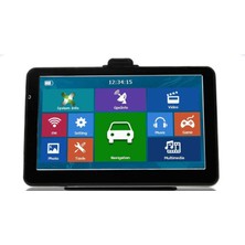 Dmete 5 Inç Hd 8g + 128-256MB Gps Navigasyon + 800X480 + En Son Avrupa Haritası Sat Nav Kamyon Gps Navigatörleri Kolay Kurulum (128MBRESITIVE)
