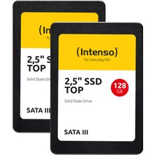 Intenso 2x 128GB Dahili 2,5" SSD Sata Iıı Üst - Dizüstü Bilgisayar ve Pc Sabit Sürücüsü