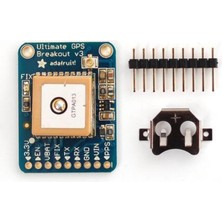 Adafruit Mavi Kanallar - Gps Alıcı Modülü (145 Dbmw, 66 Kanal, Mtk 3339, 34 S, 34 S, 3 M)