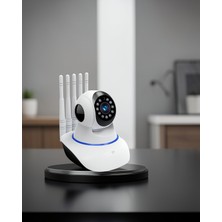 Tbl Dekor Motorlu 5 Antenli 1080P Wi-Fi Kamera LED Aydınlatmalı Uczzzwifikameraaaaa3