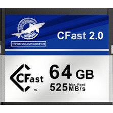 Dogfish Technology Dogfish Cfast 2.0 Kart 64 Gb, 4K Raw Için Sinema Performansı