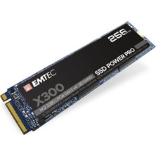Emtec X300 M.2 SSD Power Pro 256 Gb, M.2 2280, Nvme Pcıe Gen 3.0 X4